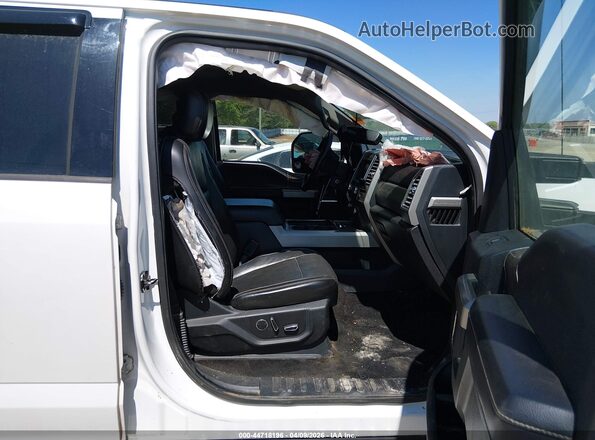 1FT7W2BTXHED48449 2017 FORD F-250 White Widok wnętrza z przodu