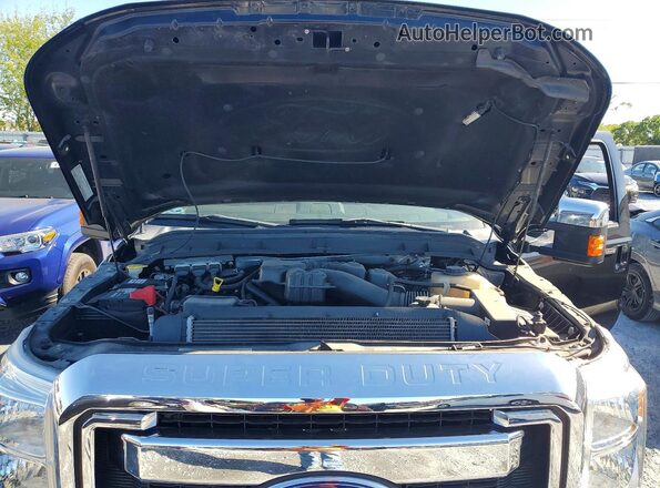 1FT7X2B64GEB22042 2016 FORD F250 Black Вид задньої частини салону