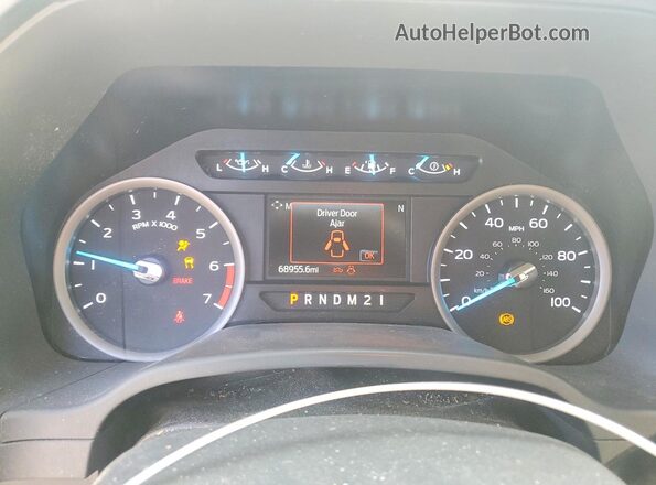 1FT7X2B66NEF13397 2022 FORD F250 White Вид щитка приладів