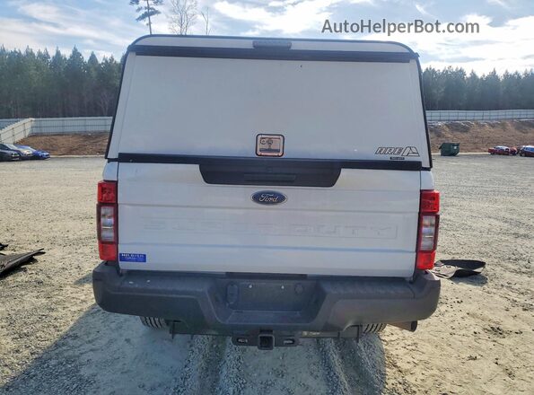 1FT7X2B66NEF13397 2022 FORD F250 White Вид ззаду
