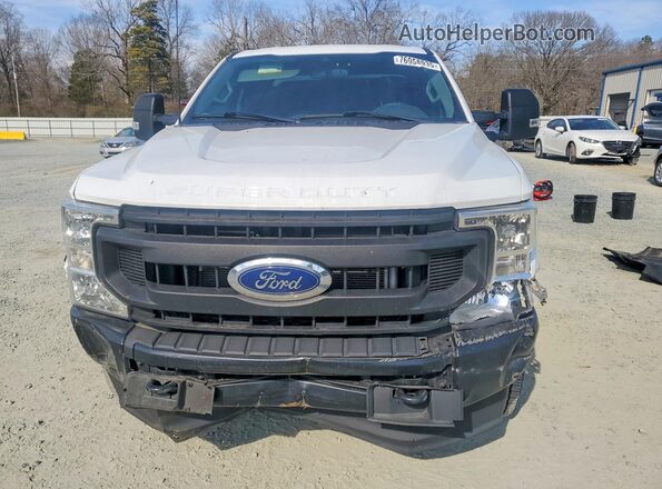 1FT7X2B66NEF13397 2022 FORD F250 White Вид спереду