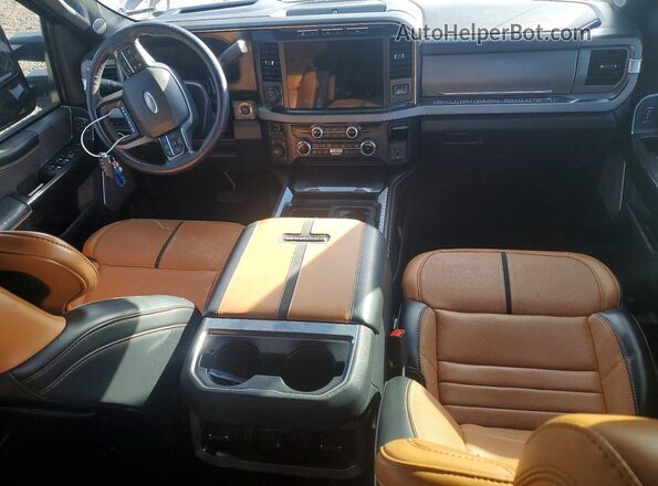 1FT8W2BM8REE87638 2024 FORD F250 Black Vista del salpicadero