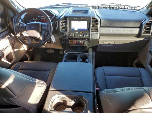 1FT8W2BT0MEC57169 2021 FORD F250 Blue Вид панелі приладів