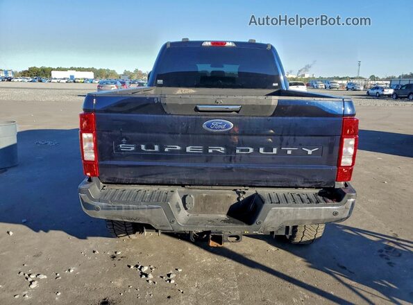 1FT8W2BT0MEC57169 2021 FORD F250 Blue Вид ззаду