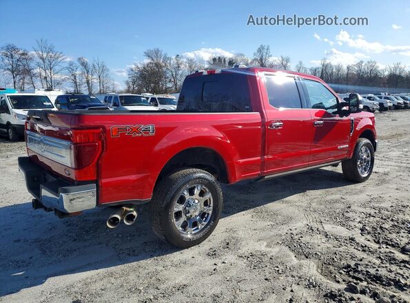 1FT8W2BT4NEG09364 2022 FORD F250 Burgundy Հետևի աջ