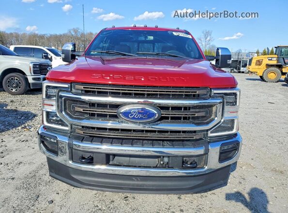 1FT8W2BT4NEG09364 2022 FORD F250 Burgundy Դիմացի տեսք