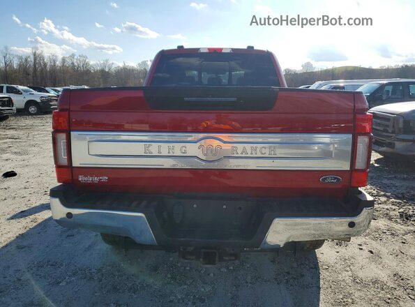 1FT8W2BT4NEG09364 2022 FORD F250 Burgundy Հետևի տեսք