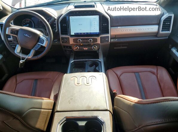 1FT8W2BT4NEG09364 2022 FORD F250 Burgundy Առջևի վահանակի տեսք