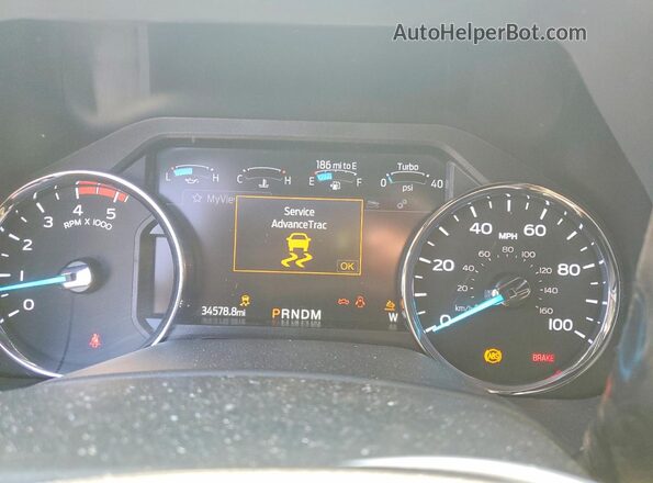 1FT8W2BT8NEF05024 2022 FORD F250 Blue Widok zestawu wskaźników
