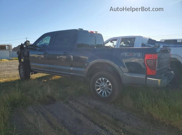 1FT8W2BT8NEF05024 2022 FORD F250 Blue Tył lewy