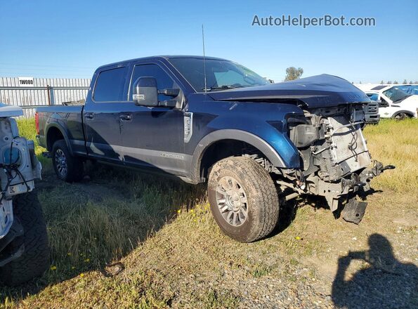 1FT8W2BT8NEF05024 2022 FORD F250 Blue Przód prawy