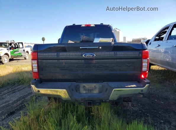 1FT8W2BT8NEF05024 2022 FORD F250 Blue Widok z tyłu