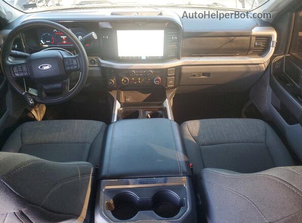 1FT8W2BT8SEC13563 2025 FORD F250 Black Вид панелі приладів