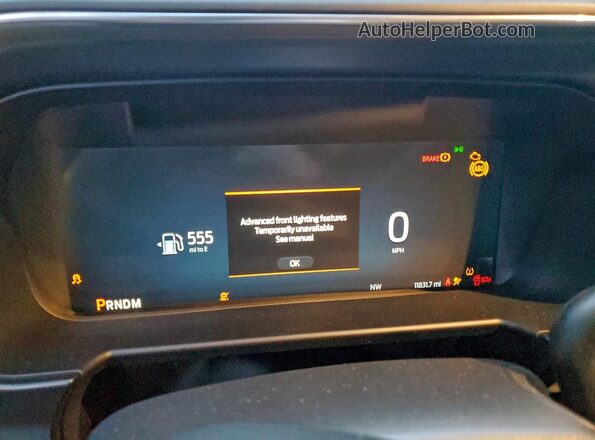 1FT8W3BM4SEC09167 2025 FORD F350 White Instrument cluster view