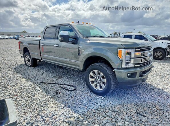 1FT8W3BT2KED61035 2019 FORD F350 Gray 