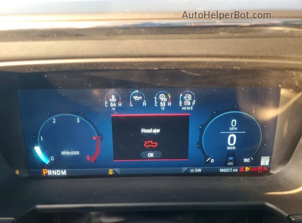 1FT8W3DT0SEC91242 2025 FORD F350 Gray Instrument cluster view