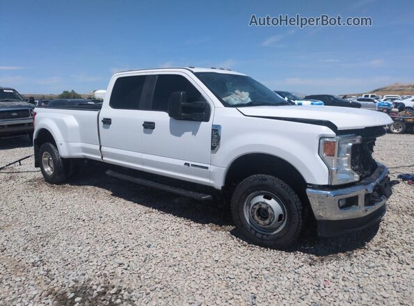 1FT8W3DT2MEC12298 2021 FORD F350 Белый Передняя правая четверть