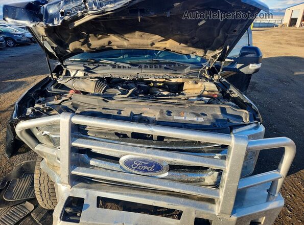 1FT8W3DT5HEC02547 2017 FORD F350 Черный Вид задней части салона