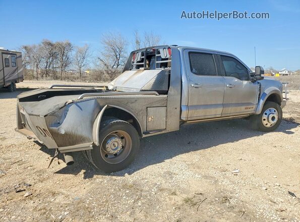 1FT8W4DM0PEC87861 2023 FORD F450 Silver Հետևի աջ