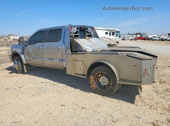 1FT8W4DM0PEC87861 2023 FORD F450 Silver Հետևի ձախ
