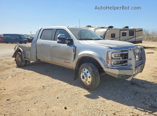 1FT8W4DM0PEC87861 2023 FORD F450 Silver Առջևի աջ