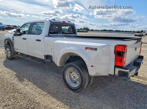 1FT8W4DMXSED38629 2025 FORD F450 White უკანა მარცხენა