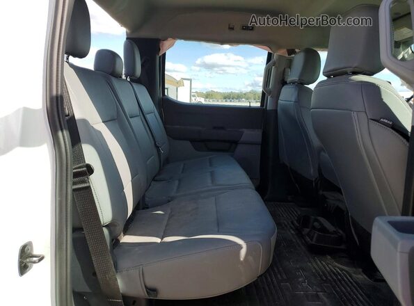 1FT8W4DMXSED38629 2025 FORD F450 White უკანა სავარძლების ხედი