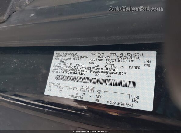 1FTBR2XG4PKA29299 2023 FORD TRANSIT-250 Black ძრავის განყოფილების ხედი