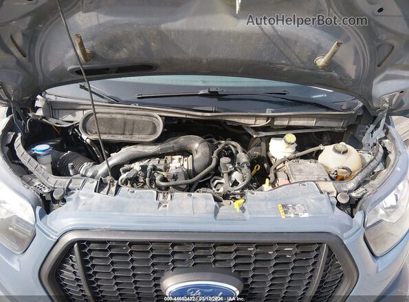 1FTBR3X83MKA53555 2021 FORD TRANSIT-250 Blue Widok z tyłu