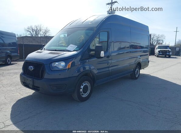 1FTBR3X83MKA53555 2021 FORD TRANSIT-250 Blue Przód lewy