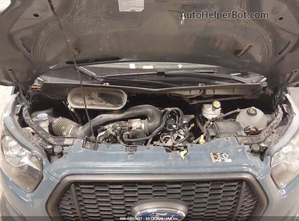 1FTBR3X85MKA57770 2021 FORD TRANSIT-250 Blue Rear view
