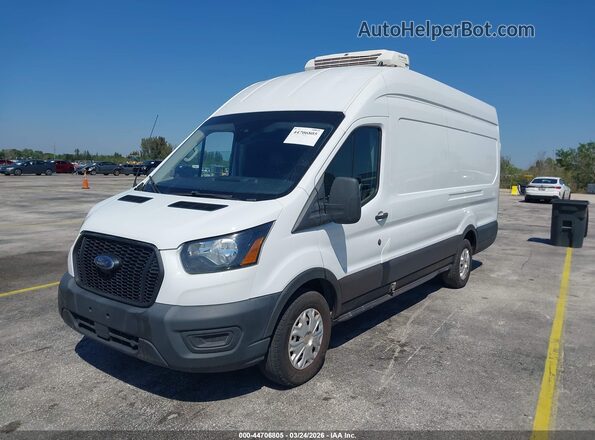 1FTBW3X88MKA21595 2021 FORD TRANSIT-350 White წინა მარცხენა ხედი სამი მეოთხედიდან