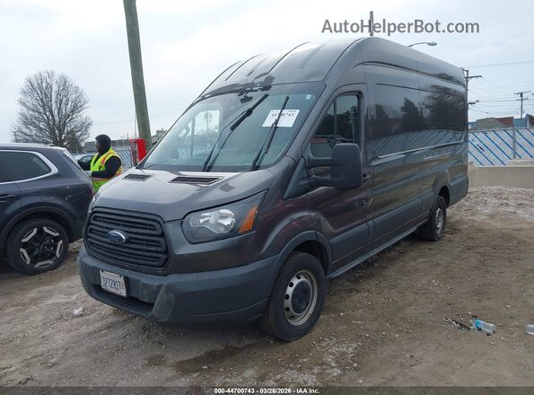 1FTBW3XM3JKB28367 2018 FORD TRANSIT-350 Gray Front left