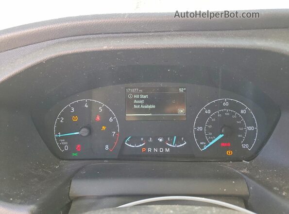 1FTBW9C89MKA94192 2021 FORD TRANSIT White Вид щитка приладів