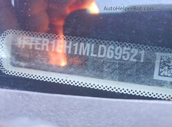 1FTER1EH1MLD69521 2021 FORD RANG White ძრავის განყოფილების ხედი