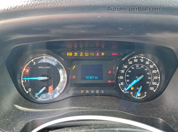 1FTER1EH3MLD69908 2021 FORD RANG Gray ხელსაწყოთა პანელის ხედი