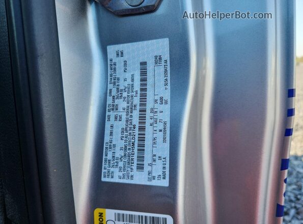 1FTER1EH5MLD21746 2021 FORD RANG Silver ძრავის განყოფილების ხედი