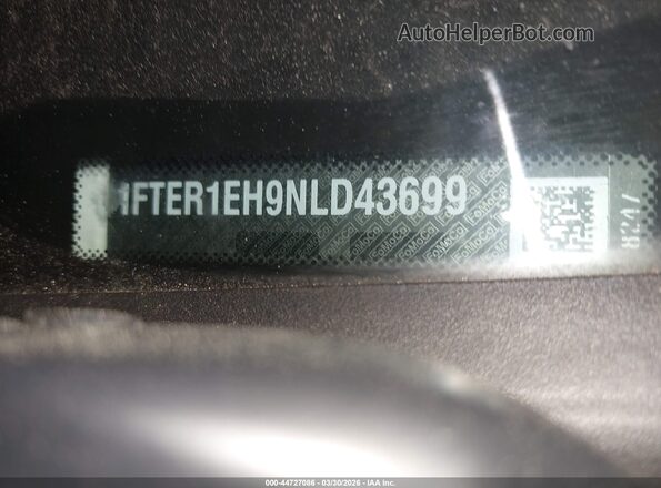 1FTER1EH9NLD43699 2022 FORD RANG White ძრავის განყოფილების ხედი
