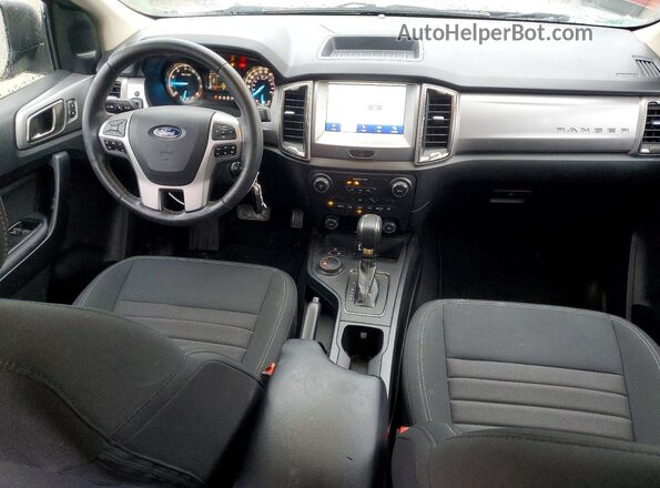 1FTER1FH3MLD10968 2021 FORD RANG Gray Вид панелі приладів
