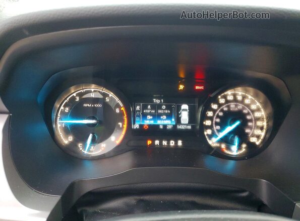 1FTER1FH3MLD10968 2021 FORD RANG Gray Вид щитка приладів