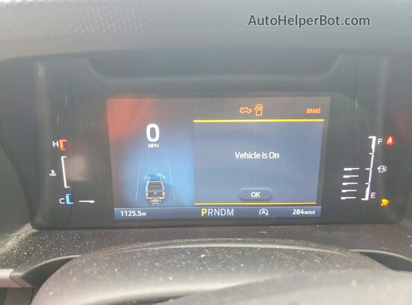 1FTER4BHXSLE39133 2025 FORD RANG White ხელსაწყოთა პანელის ხედი