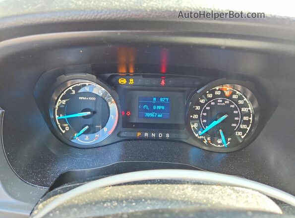 1FTER4EH7MLD41501 2021 FORD RANG Black ხელსაწყოთა პანელის ხედი