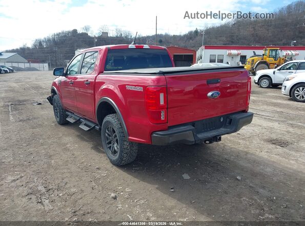 1FTER4FH0MLD75097 2021 FORD RANG Красный Задняя левая четверть