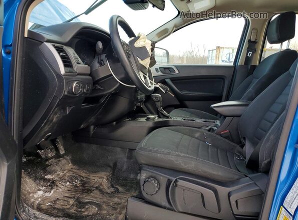 1FTER4FH0MLD93129 2021 FORD RANG Blue Widok wnętrza z przodu