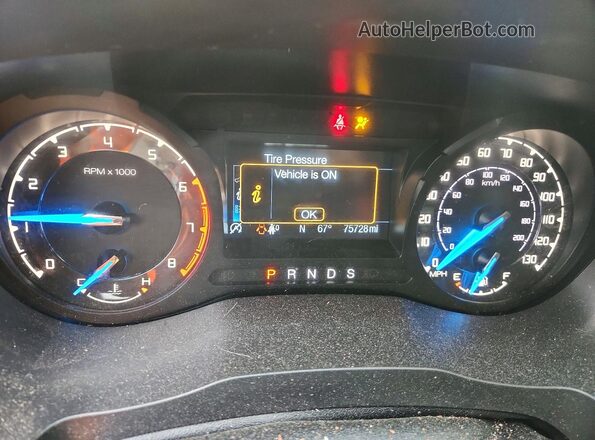 1FTER4FH1KLA42601 2019 FORD RANG White Вид щитка приладів