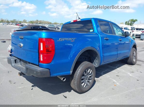 1FTER4FH2MLE01960 2021 FORD RANG Blue Задня права чверть