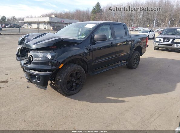 1FTER4FH3MLD53563 2021 FORD RANG Black წინა მარცხენა ხედი სამი მეოთხედიდან