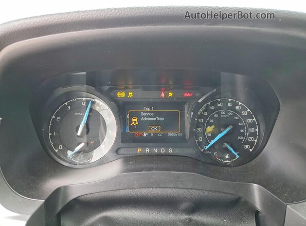 1FTER4FH3MLD90774 2021 FORD RANG White ხელსაწყოთა პანელის ხედი