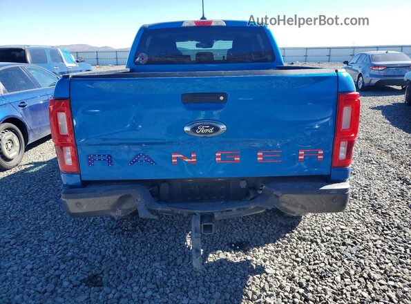 1FTER4FH4MLD89018 2021 FORD RANG Blue უკანა ხედი