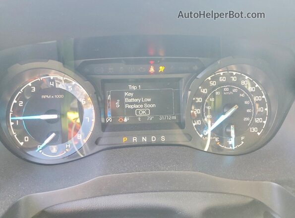 1FTER4FH4MLD89018 2021 FORD RANG Blue ხელსაწყოთა პანელის ხედი